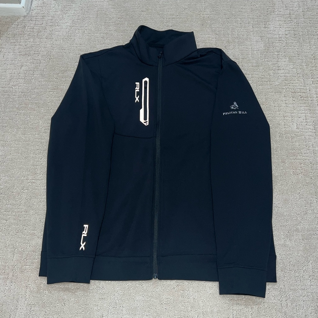 Rlx Ralph Lauren Black Jacket Pelican Hill